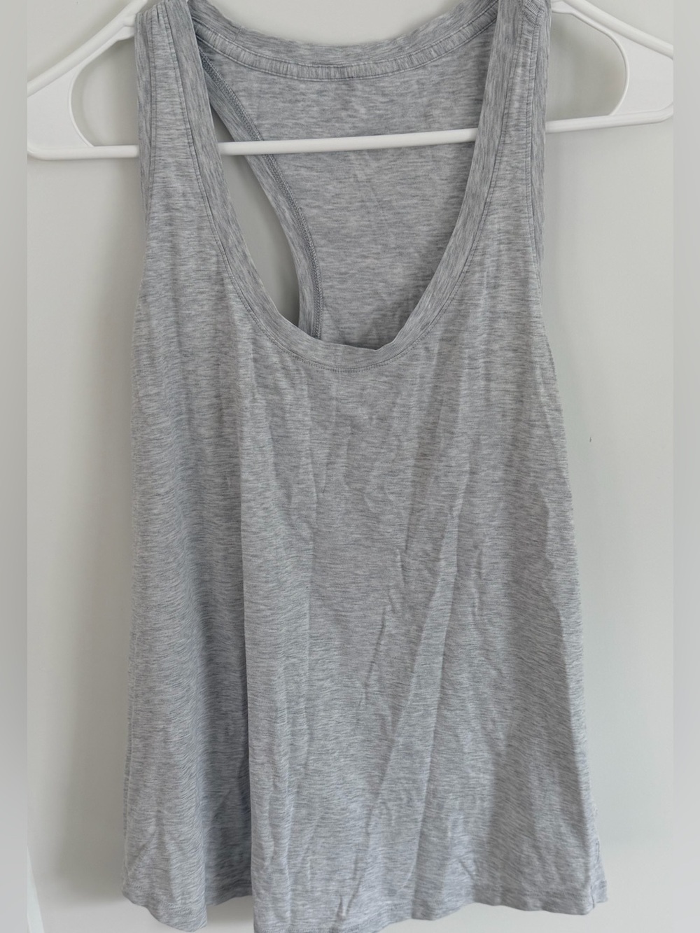 Lululemon Light Gray  Love Racerback Tank Top  sz 8